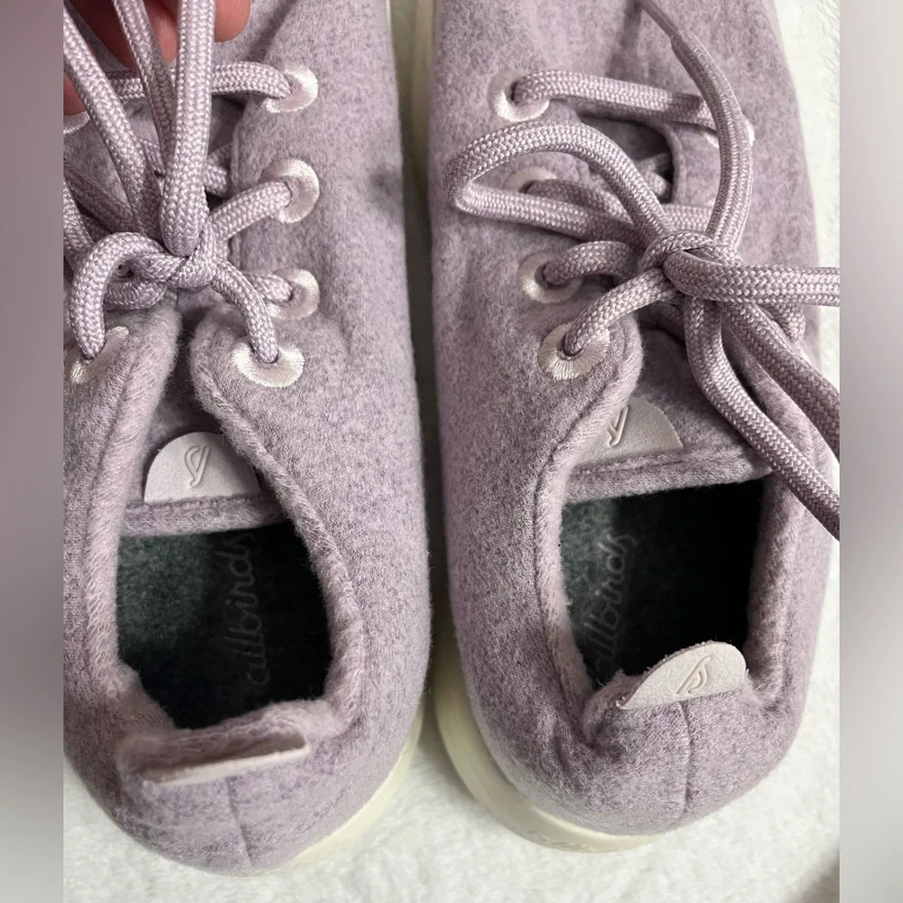 Allbirds women’s size 9 Tree Runners liliac purple wool sneakers